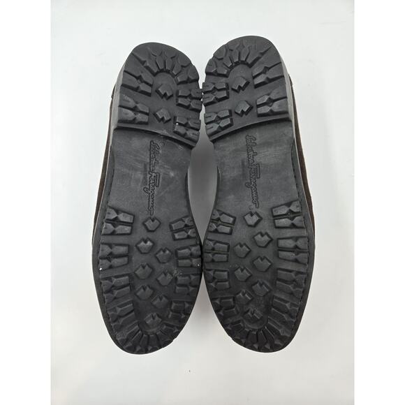 Vintage Men 5.5 Ferragamo Gancini Loafers Limited Edition Rare - Picture 11 of 14